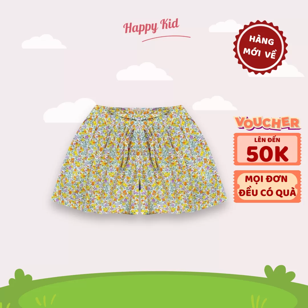 Quần Đùi Cho Bé Gái Chất Liệu Cotton Thoáng Mát