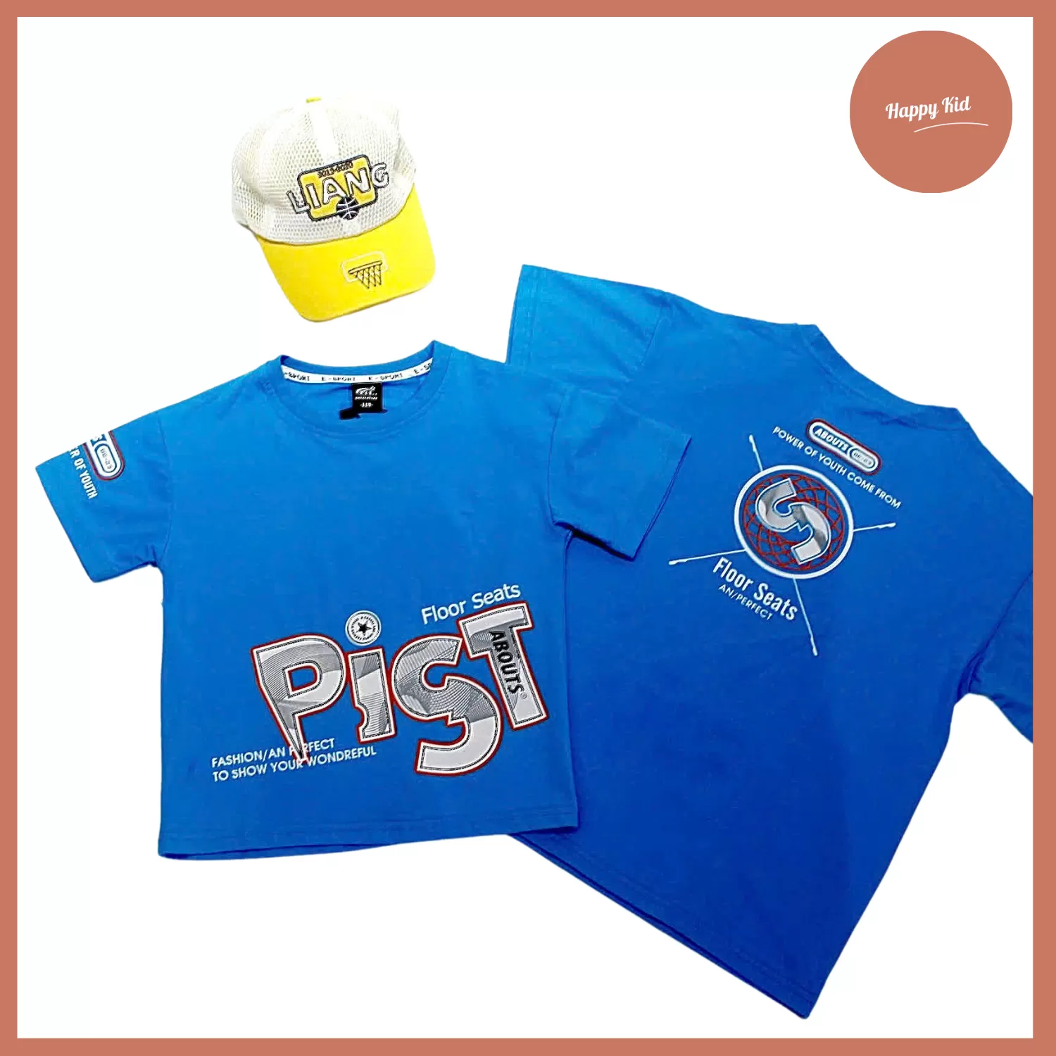 Áo Phông Bé Trai Năng Động Họa Tiết PIST