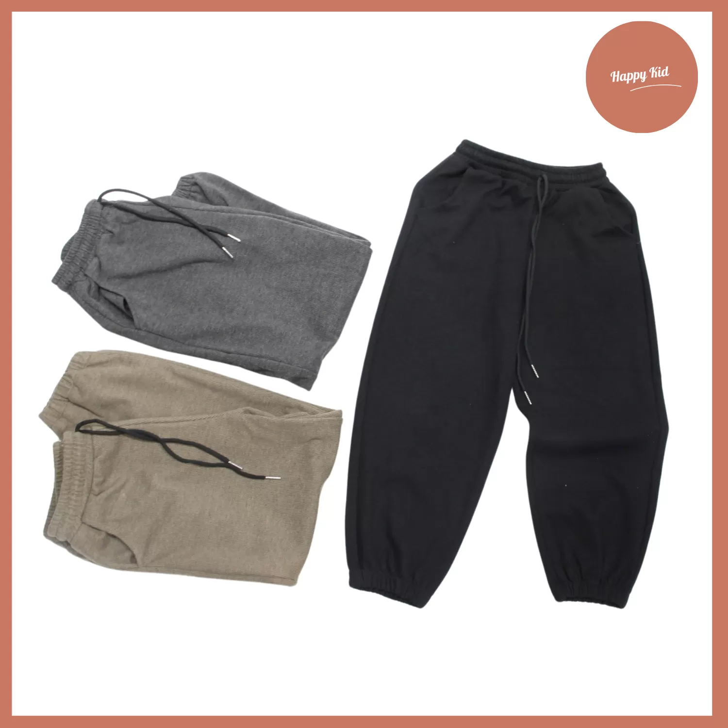 Quần Nỉ Chun Gấu Cho Bé