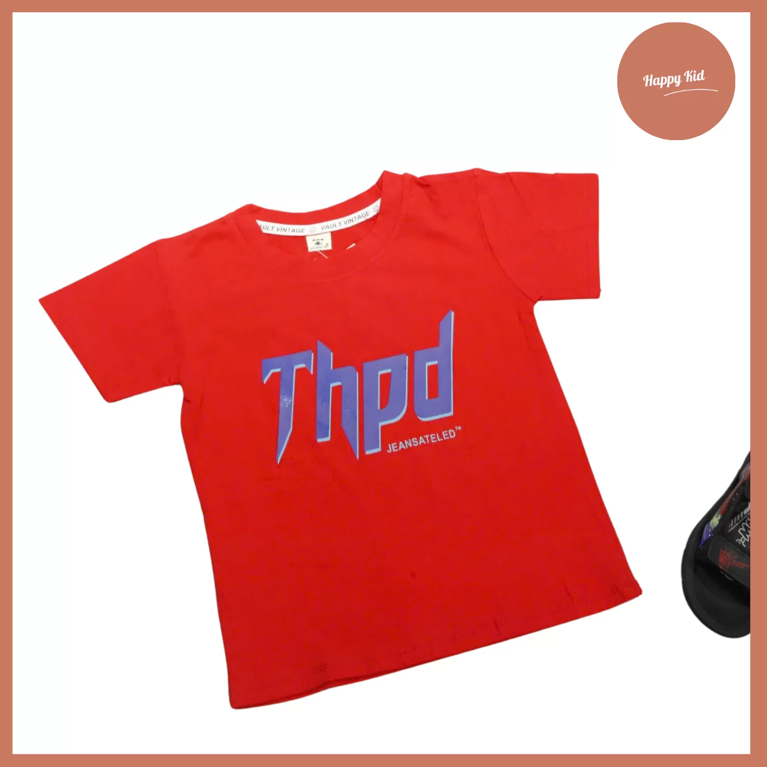 Áo Phông Đỏ Họa Tiết THPD