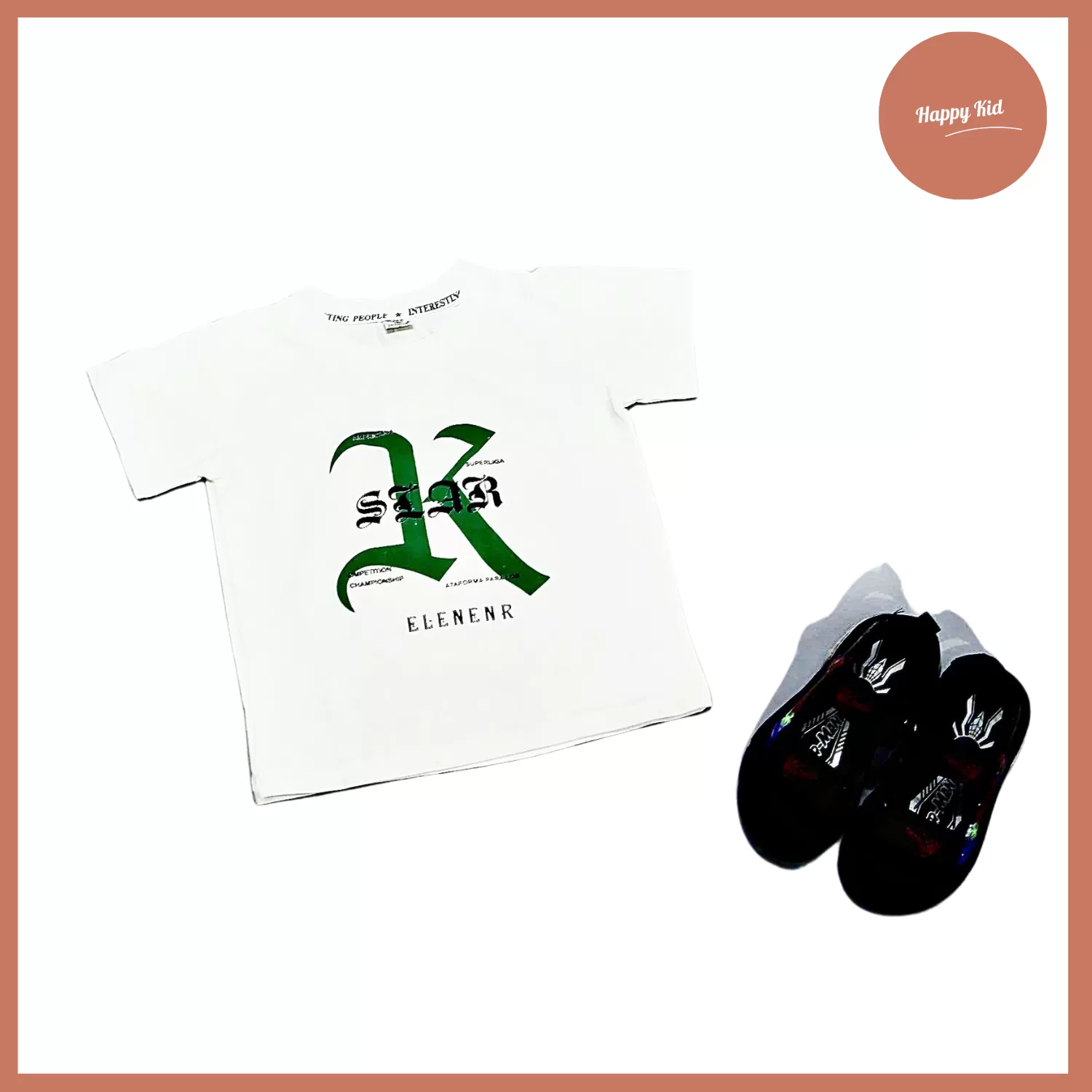 Áo Phông Trắng Cho Bé STAR ELEVENR