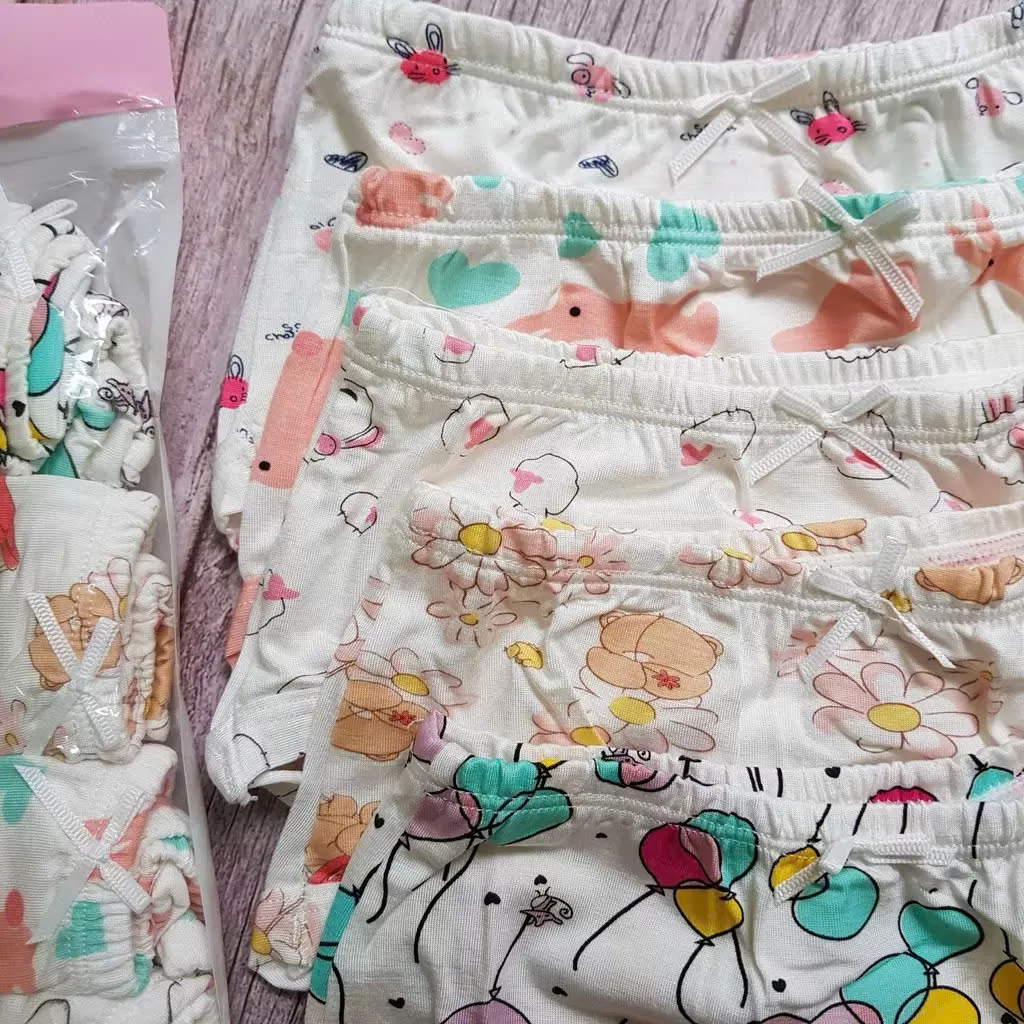 Set 5 Quần Lót Cotton Cho Bé Gái